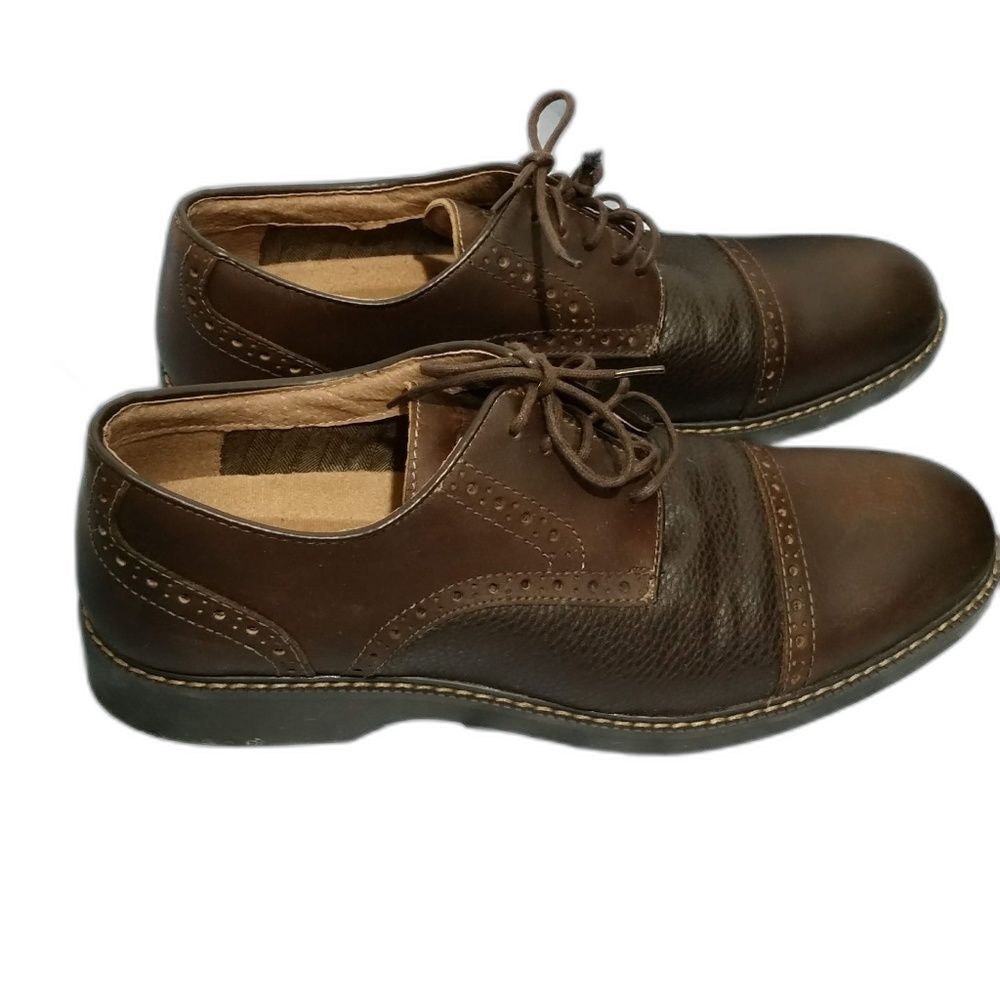 G.H. BASS & Co Parrish brown leather lace up 11D
